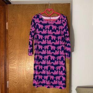 Lilly Pulitzer Cotton Elephant Print Dress